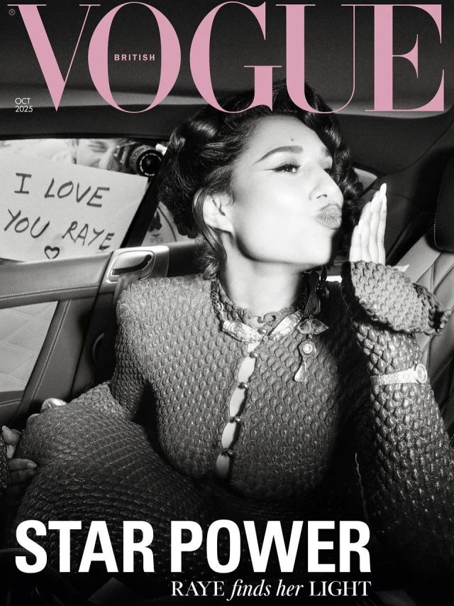 Raye wearing @sonia_petroff Serpente Necklace on the cover of British Vogue ✨

Thank you so much @ibkamara for this incredible moment.